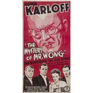  The Mystery of Mr. Wong Movie Poster (14 x 36 Inches 