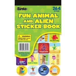  Eureka Animals and Aliens Sticker Book Toys & Games