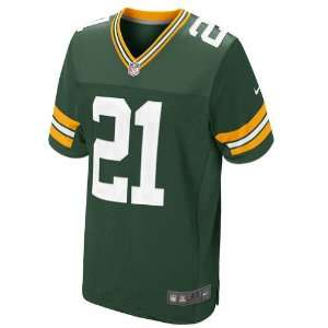   2012 NFL Uniforms #21 Charles Woodson Football Green Jerseys Size 52