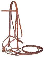 PT Fancy Figure 8 English Bridle w Laced Reins Full CH  