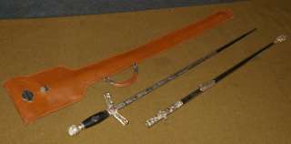   MASONIC KNIGHTS TEMPLAR SWORD MCLILLEY & CO OHIO W/ SCABBARD  