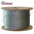 West Coast Wire Rope G014150C 250 Ft of Galvanized Wire Rope 1/4 Inch