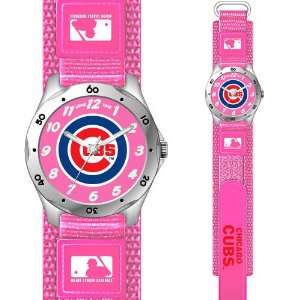  MLB Chicago Cubs Pink Girls Watch