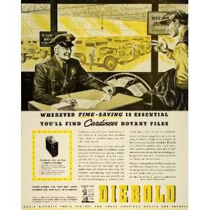  1942 Ad Diebold Safe & Lock Canton War Bonds Cardineer 