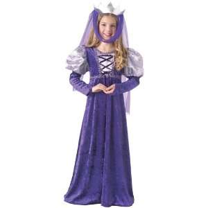 Lets Party By Rubies Costumes Renaissance Queen Child Costume / Purple 