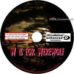 IS FOR WEREWOLF HORROR RADIO SHOW  AUDIO CD  