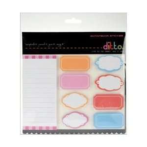  Hampton Art Ditto Stickies Lables Brights; 3 Items/Order 