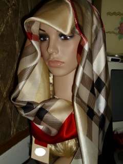 100% Silk luxurious weightless scarf 85x85 cm