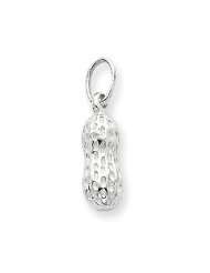 Genuine IceCarats Designer Jewelry Gift Sterling Silver Peanut Charm