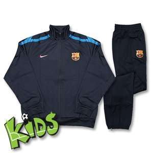  10 11 Barcelona Knit Warm Up Suit   Sky   Boys