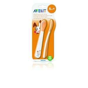 Philips AVENT Toddler Tableware   Weaning Spoons 2 Pack 6m+  