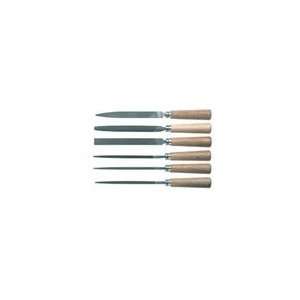  Warding File Set with Wooden Handles, 6 Piece