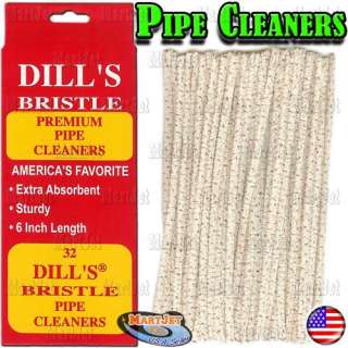 32 Bristle Pipe Cleaners Absorbent Rigid Sturdy Strong  