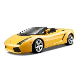   2011 Gold 118 Scale Yellow Lamborghini Gallardo Spyder Toys & Games