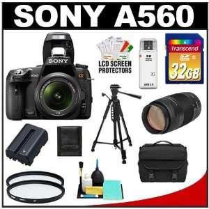  Sony Alpha DSLR A560 Digital SLR Camera Body & 18 55mm 