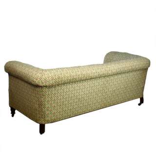 Victorian Antique Upholstered Sofa Couch Settee Chesterfield x  