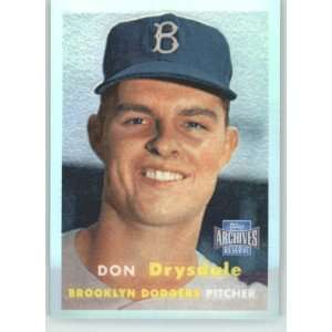  2001 Topps Archives Reserve #22 Don Drysdale 57   Los 