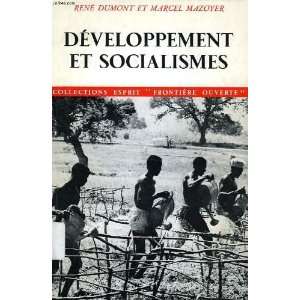  Developpement Et Socialismes R & Mazoyer, M Dumont Books