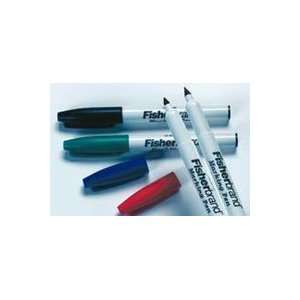   Pen Marker Lab Use Fine Point Cold/Damp Surface Black 10/Bx By Fisher