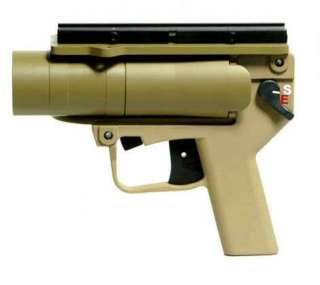 Squad Blaster Paintball Grenade Launcher Pistol (Tan)  