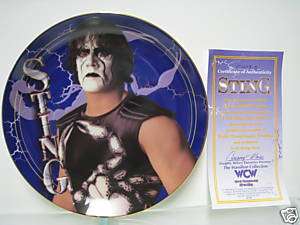 New Hamilton Collection Limited Edition Sting Plate WCW  