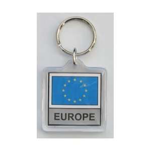  European Union   Country Lucite Key Ring Patio, Lawn 
