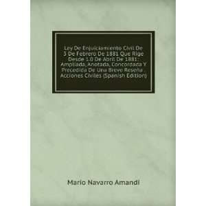   Acciones Civiles (Spanish Edition) Mario Navarro Amandi Books