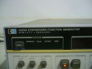   3325A Synthesizer Function Generator Tested to 20 MHz Sine Wave  