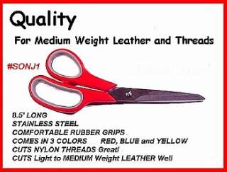 Quality LEATHER Craft & other Material SCISSORS  