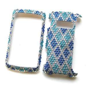 LG enV3 VX9200 Verizon Snap On Protector Hard Case Rhinestone Ocean 