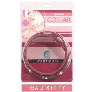  Pink line word collar, bad kitty