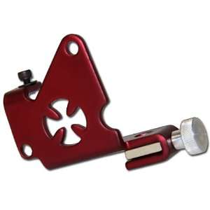  Steel Cross Red Satin Tattoo Machine Frame Only 