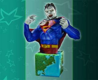 HEROES VILLAINS OF THE DCU BIZARO BUST SUPERMAN WORLD  
