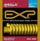 Sets DAddario EXP11 Coated Acoustic Guitar Strings 019954938765 
