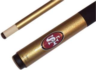 NFL San Francisco 49ERS Pool Billiard Cue Stick & CASE  