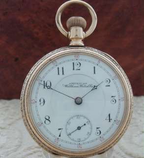   Victorian Solid 14k Gold 18s Waltham Pocket Watch – SERVICED  