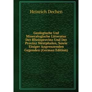   Einiger Angrenzenden Gegenden (German Edition) Heinrich Dechen Books