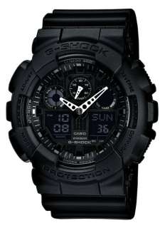   Authentic Casio G Shock Limited X LARGE Military Black Watch GA100 1A1