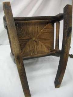 16 miniature shaker rocking chair 1850? original black  