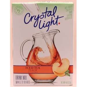 Crystal Light Ice Tea Peach Drink Mix (Makes 32 Quarts   Total 4oz)
