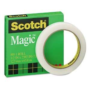  Scotch® MMM 810122592 MAGIC OFFICE TAPE, 1/2 X 72 YARDS 