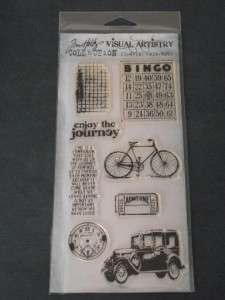TIM HOLTZ VISUAL ARTISTRY CLEAR STAMPS 13 CHOICES NIP  