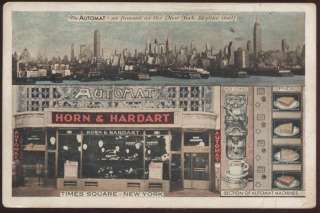 POSTCARD Times Square Automat NEW YORK CITY NY 1930S  