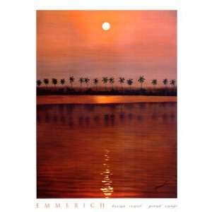   Sunset Finest LAMINATED Print Lazlo Emmerich 41x54