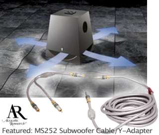 Acoustic Research 15 (feet) Subwoofer Cable with Y Adapter