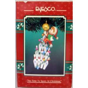  Enesco Christmas Ornament   No Time to Spare At Christmas 