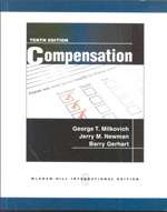 Compensation by Milkovich   10th International Edition 9780073530499 