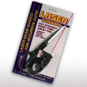  Laser Beam   Stainless Steel Guided Scissors Case Pack 6 