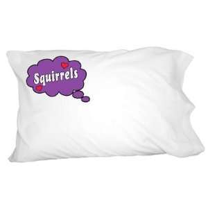  Dreaming of Squirrels   Purple Novelty Bedding Pillowcase 
