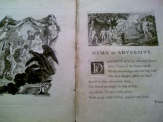 18th century 5 page Engraved Poem Hymn to Adversity  